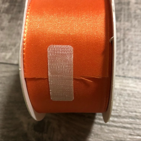 Offray Lot of 4 & 1 Michaels Craft Ribbon Spools (3) NWT & (2) Pre-Owned Orange - Picture 2 of 15